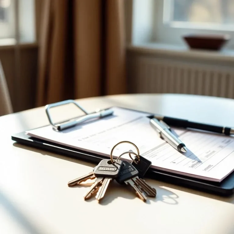 Property Management Property Management Keys and clipboard